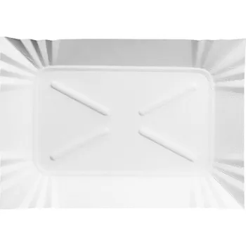 Jednorázové nádobí Jednorázová papírová tácka bílá 14x20 cm, 100 kusů