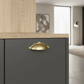 Nábytkové kování Paradox Úchytka MELANIE / Zlatá matná 64 mm