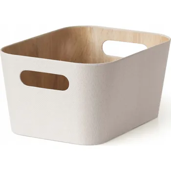 Úložný box Úložný košík KITCHISIMO 23x30x15cm béžová