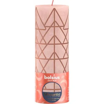 Svíčka Dekorativní parafinová svíčka bez vůně Bolsius