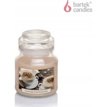 Svíčka Tradiční parafínová svíčka Coffee Cappuccino Bartek Candles 1 ks