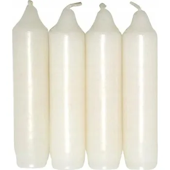 Svíčka Adventní svíčka ø2,5cm PROVENCE 4ks bílá