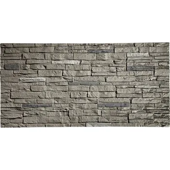 Vrták Silver Slate, dekorativní panel. Imitace kamene, cihla, obklad.