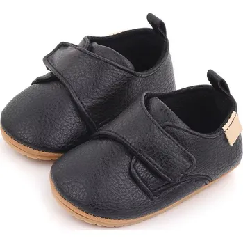 Dětská sálová obuv Capáčky - botičky s protiskluzovou podrážkou Barva: Černá, Velikost: 7-12 měsíců