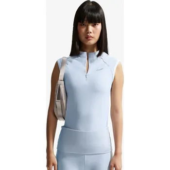 Dámské tričko Nike W SLVLSS FITTED QZ TOP GLS L 689926