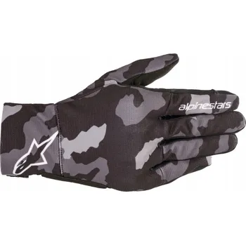 Moto rukavice RUKAVICE ALPINESTARS JUNIOR REEF ČERNÁ/ŠEDÁ CAMO YXL