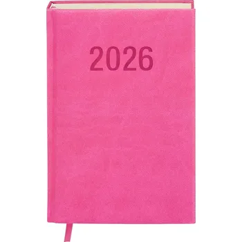 Diář Knižkový diář pro podnikatele 2026 A5 Antra růžový