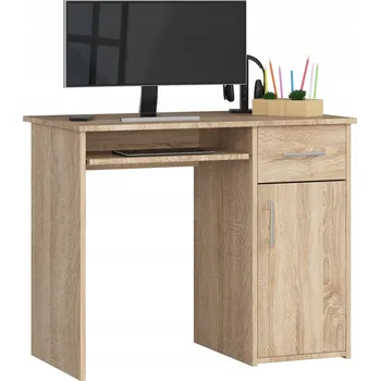 Psací stůl Obdélníkový psací stůl Akord 90 x 50 x 74 cm dub sonoma