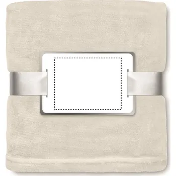 deka Flanelová deka 40 INLAY SCREEN, 100x130mm Sítotisk, 1 barva