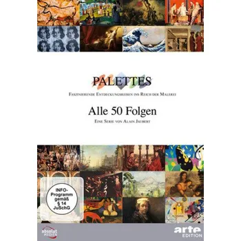 Umění PALETTES - alle 50 Folgen, DVD - Jaubert, Alain