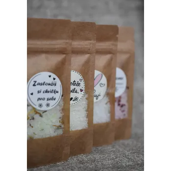 Koupelová sůl Supeko sůl do koupele "Zasloužíš si chvilku pro sebe" 70 g