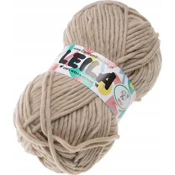 Příze Příze Leila Merino 100% Vlna Opus barva 161 Béžová