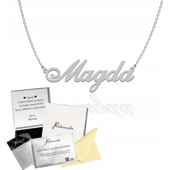 Náhrdelník Náhrdelník se jménem MAGDA stříbro 925 s věnováním