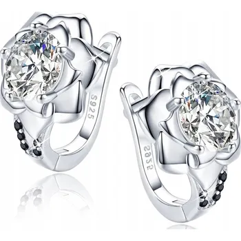 Náušnice Náušnice Mennica Bydgoska mátová růže ze ryzost 925