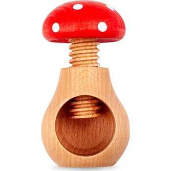 Louskáček Dřevěný louskáček na ořechy TORO muchomůrka