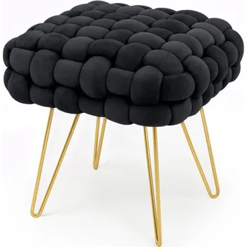 Taburet Taburetka DOTTY černá