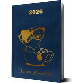 Diář Knižní diář pro učitele 2026 A5 Wyczaruj dárek černý