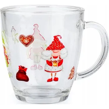 Skleněný hrnek TORO 350ml elfíci