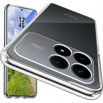 Pouzdro na mobilní telefon Pouzdro pro Poco F8 Pro 5G PRŮHLEDNÉ SILIKONOVÉ CLEAR CASE