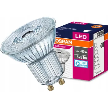Žárovka LED žárovka HALOGEN GU10 6,9W = 80W 6500K 36° OSRAM