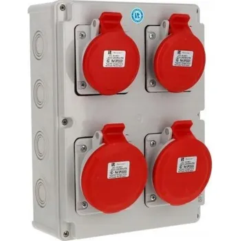 Rozvaděč Rozvodnice 2x5x32A 2x5x16A INA=32A IP54 SB-003005-S0040-54