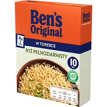 Příloha Hnědá rýže Ben's Original 500 kg