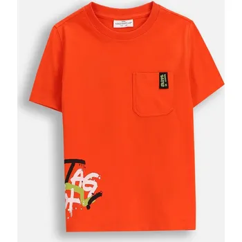 Dívčí tričko Dětské červené tričko pro chlapce T-Shirt 092 Coccodrillo ZC5