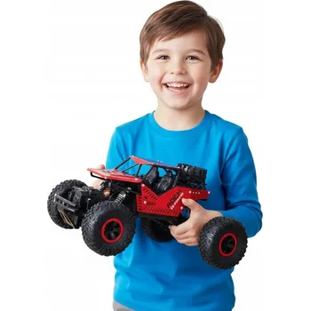 RC model auta RC AUTO ROCK, DÁLKOVĚ OVLÁDANÉ TERÉNNÍ AUTO XXL, VELKÁ KOLA, 2 MOTORY, ROBUSTNÍ