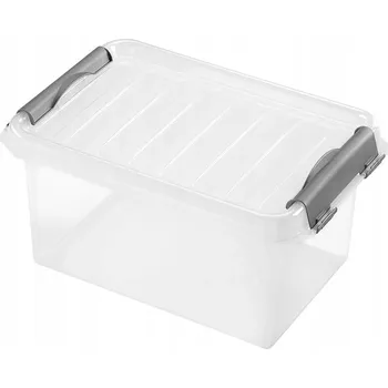 Úložný box KRABIČKA S VÍKEM 4 L, PLAST, 27,5 X 18,5 X 13 CM