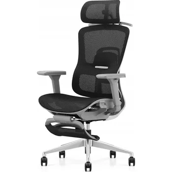 Ergonomická otočná kancelářská židle Angel Homer, černo-šedá