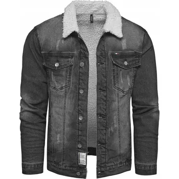 Pánský bomber Recea pánská džínová bunda bez kapuce Sabegotir, velikost L