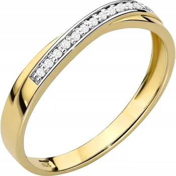 Prsten ZLATÝ PRSTÝNEK pr. 333 Prsten s zirkony 8k vel.16
