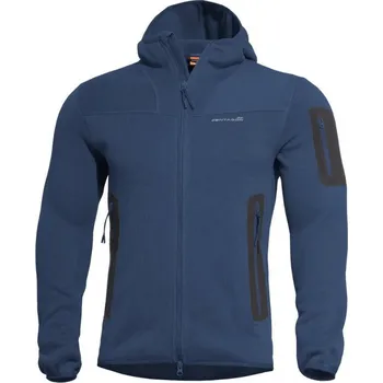 Pánská mikina PENTAGON Mikina FLEECE s kapucí FALCON PRO POLARTEC® MODRÁ L Modrá