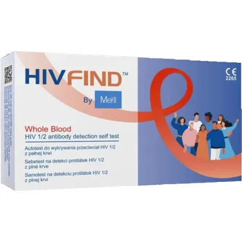 Diagnostický test HIVFIND sebetest na detekci HIV z krve 1ks