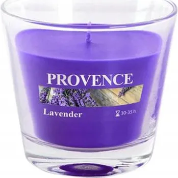 Svíčka Vonná svíčka ve skle PROVENCE 35 hodin levandule