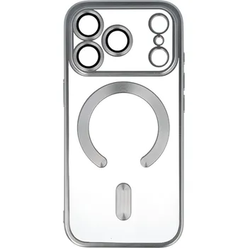 Pouzdro na mobilní telefon Zadní kryt Metallic MagSafe pro iPhone 17 Pro stříbrný