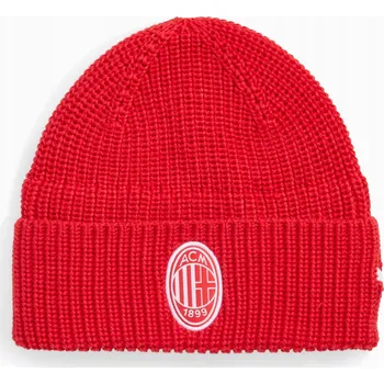 Pokrývka hlavy Puma zimní čepice beanie červená, univerzální velikost