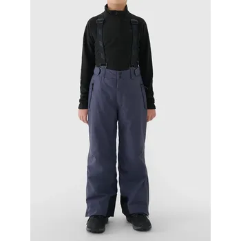 4F Zateplené chlapecké lyžařské kalhoty 4FJWAW25TFTRM0954 tmavě šedé