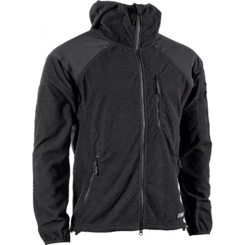 Pánská mikina AB Mikina zip s kapucí fleece DELTA ČERNÁ XXL ČERNÁ - BLACK
