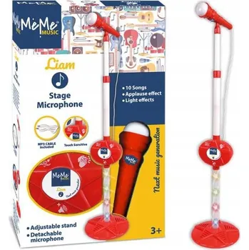 Mikrofon MeMe Červený pódiový mikrofon se stativem 71010 ZB-170474