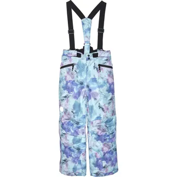 Snowboardové kalhoty Dívčí lyžařské kalhoty COLOR KIDS-Ski Pants - AOP, violet tulle Růžová 116