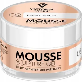Lak na nehty Victoria Vynn Mousse Sculpture Gel 02 Polar White 15 ml stavební gel