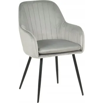 Židle mivihome šedý velur 1 ks