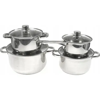 Sada hrnců Rossner Austria s poklicemi z nerezová ocel 8 dílů