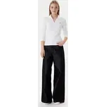 Calvin Klein Halenka Ls Woven Label LV047E203G Bílá Slim Fit XL