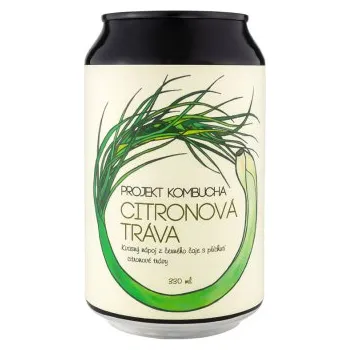 Limonáda Projekt Kombucha Kombucha - Citronová tráva 330ml, Wild&Coco
