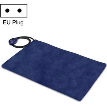 Pelíšek pro psa TopTechnology Podložka pro domácí mazlíčky 65x40 cm modrá 12V s nízkým napětím, elektrická deka (EU zástrčka)