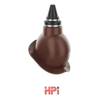 Anténní prostup SET - nejvyšší profil - pro plechové tvarované krytiny hnědá