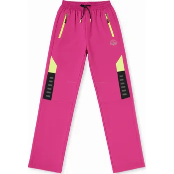 Dětská móda xcena Dětské vyteplené softshellové kalhoty růžové Velikost: 134