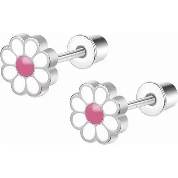 Náušnice Přívěskynakrk.cz Ocelové náušnice FLOWER